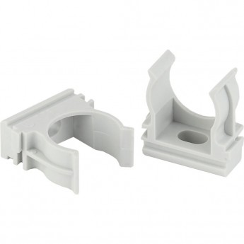 Держатель для труб (клипса) ЭРА d40 мм серый Держатель для труб (клипса) ЭРА d40 мм серый