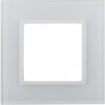 Рамка 1-м ЭРА ELEGANCE 14-5101-01 стекло белый +белый B0059166