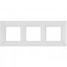 Рамка для розеток и выключателей ЭРА ELEGANCE Б0065816 14-5003-01М на 3 поста матовый белый B0065816