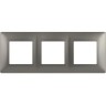 Рамка для розеток и выключателей ЭРА ELEGANCE Б0065817 14-5003-16 на 3 поста титан B0065817