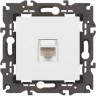 Розетка ЭРА ELEGANCE Б0065763 14-3107-01М RJ45 матовый белый
