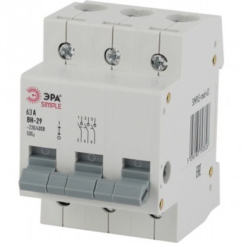 Выключатель нагрузки ЭРА SIMPLE-MOD-66 3P 63А ВН-29